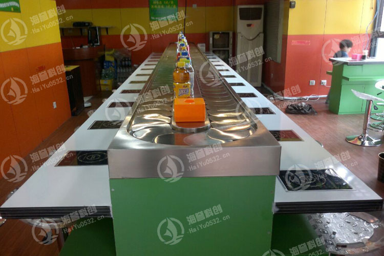 青島城陽大潤發(fā)回轉小火鍋店安裝照片