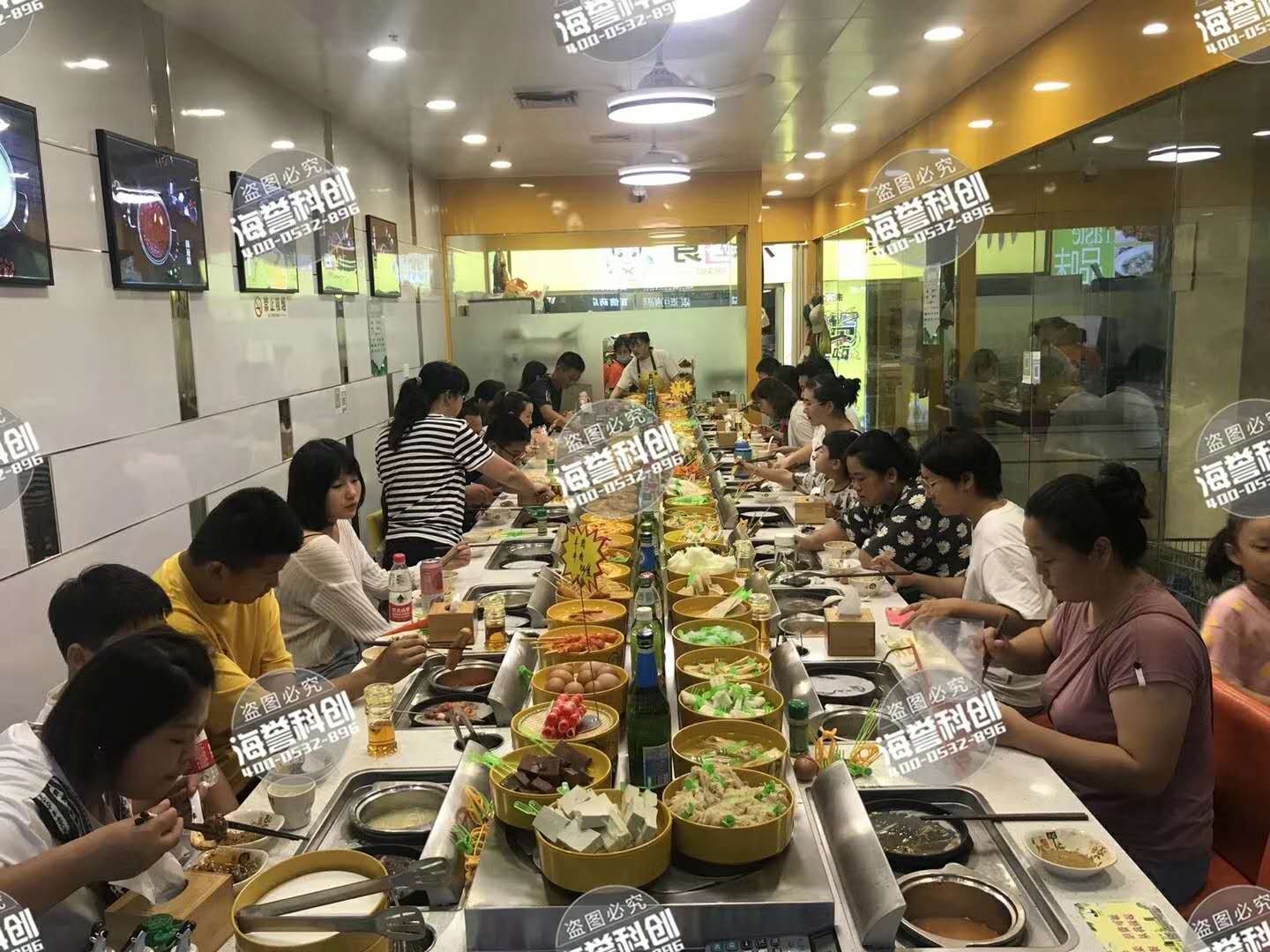 排煙涮烤一體日常爆滿中！