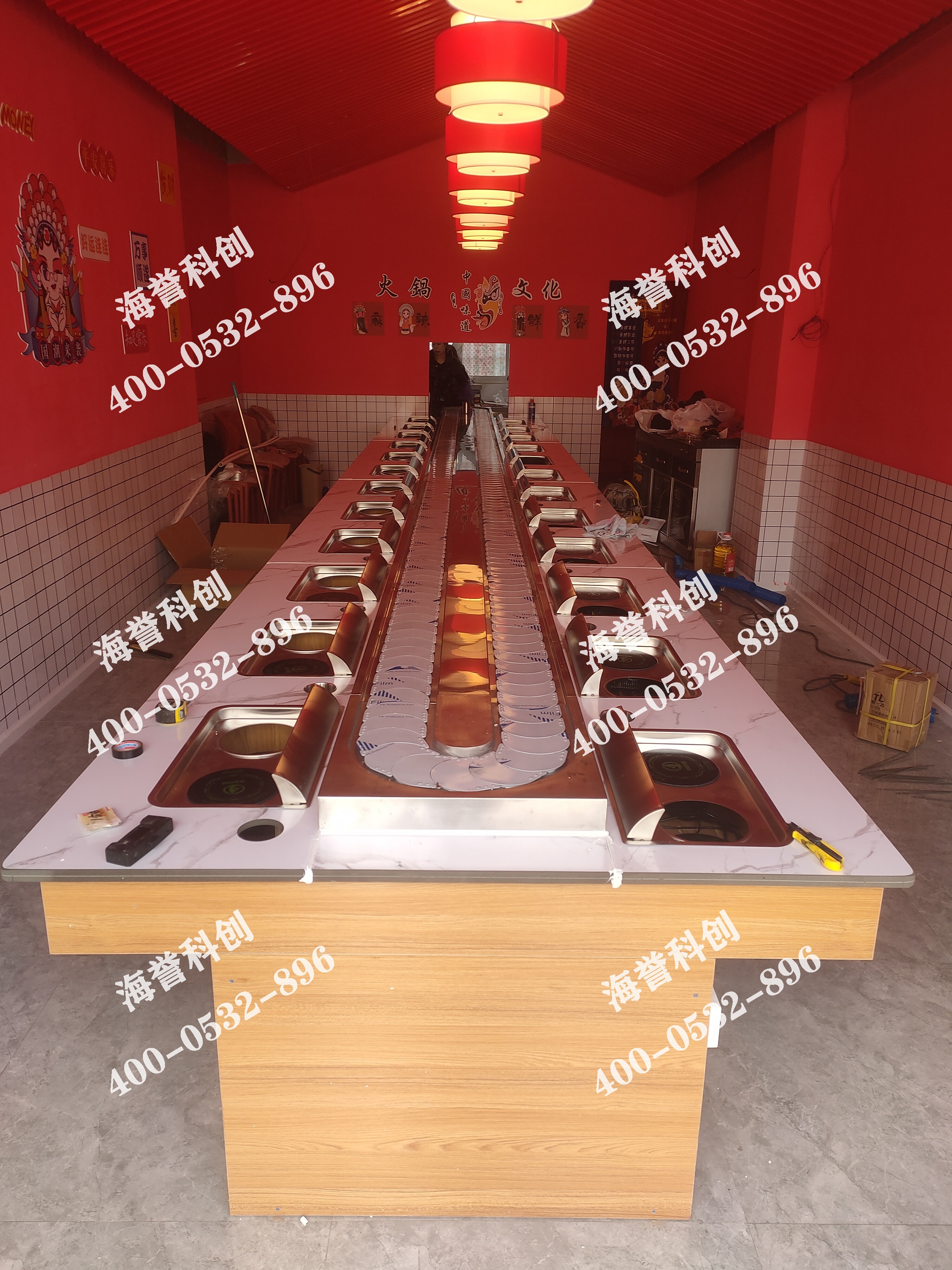 海譽(yù)科創(chuàng)貴州銅仁涮烤一體小火鍋設(shè)備安裝完成