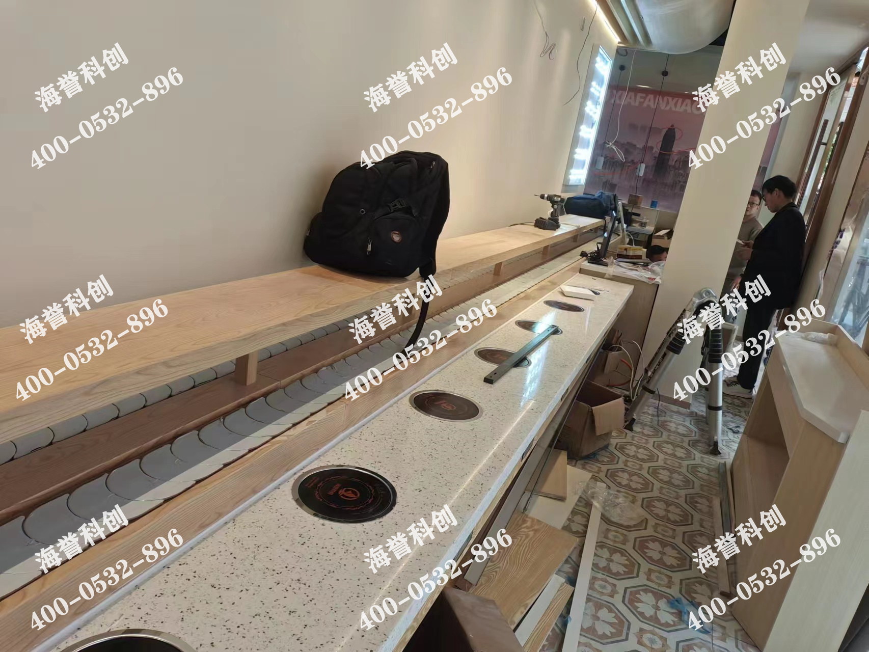海譽科創(chuàng)浙江溫州單涮小火鍋設(shè)備安裝完成