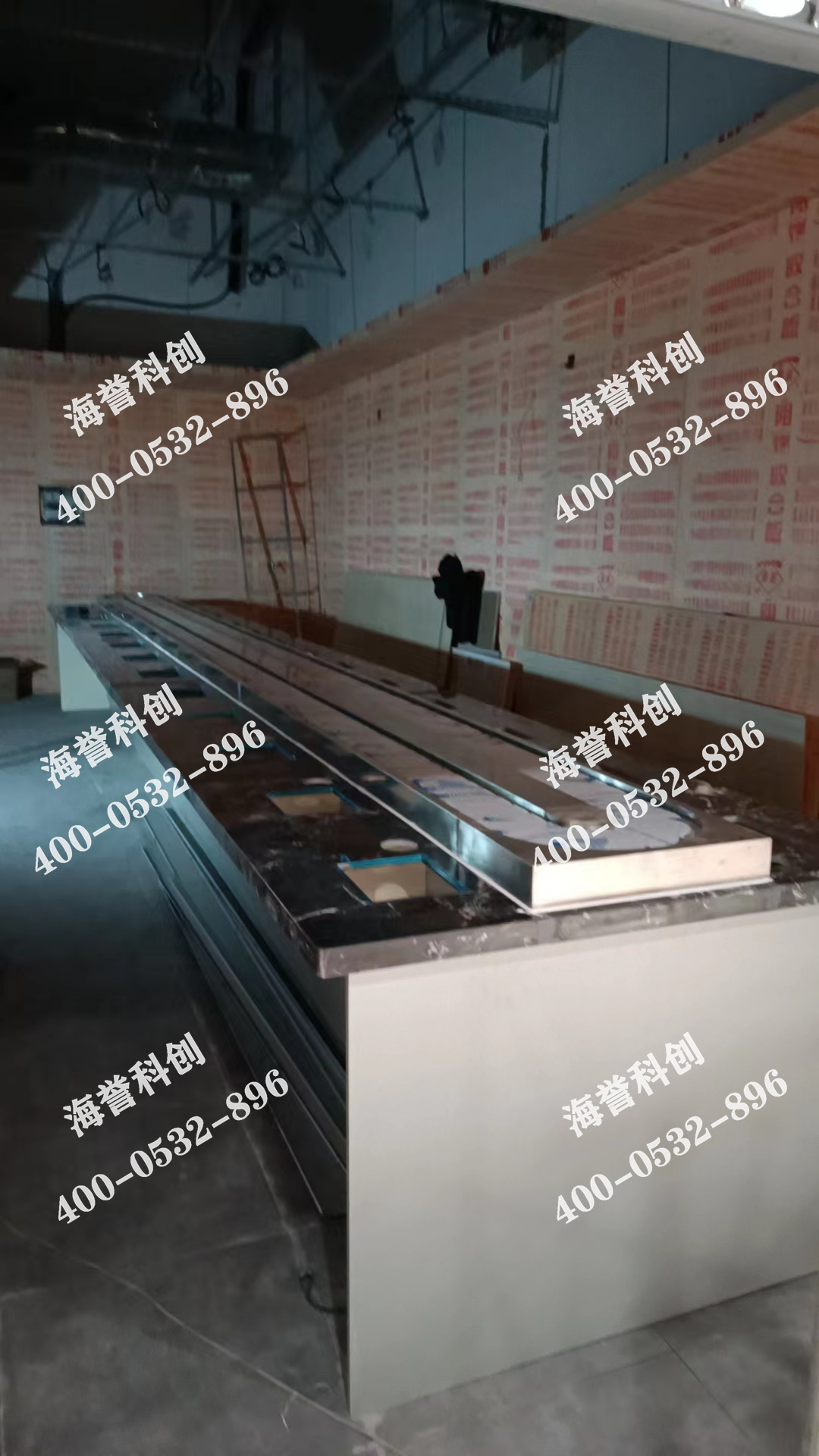 海譽科創(chuàng)江蘇無錫單涮小火鍋設備安裝完成