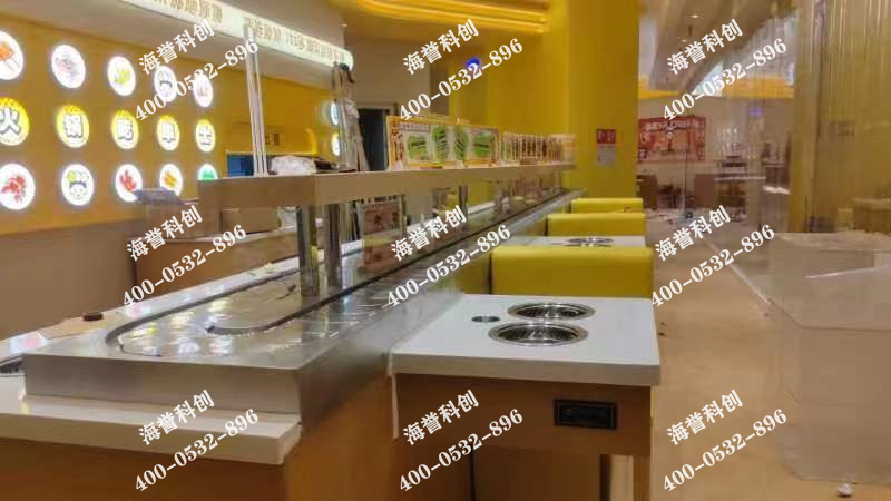 海譽科創(chuàng)陜西西安單涮無煙小火鍋設備安裝完成