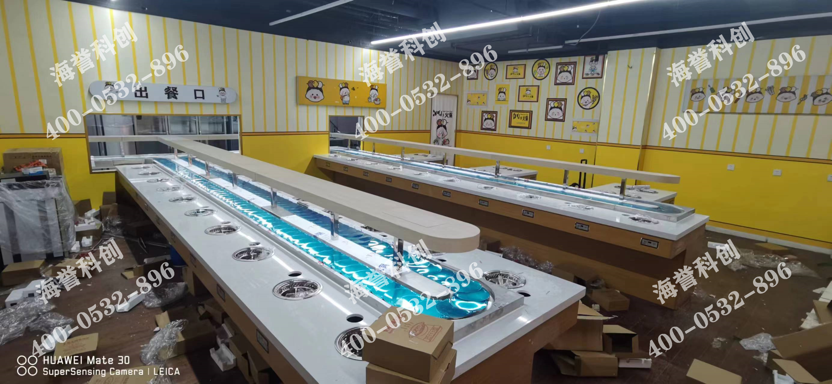 海譽科創(chuàng)新疆烏魯木齊單涮無煙小火鍋設備安裝完成