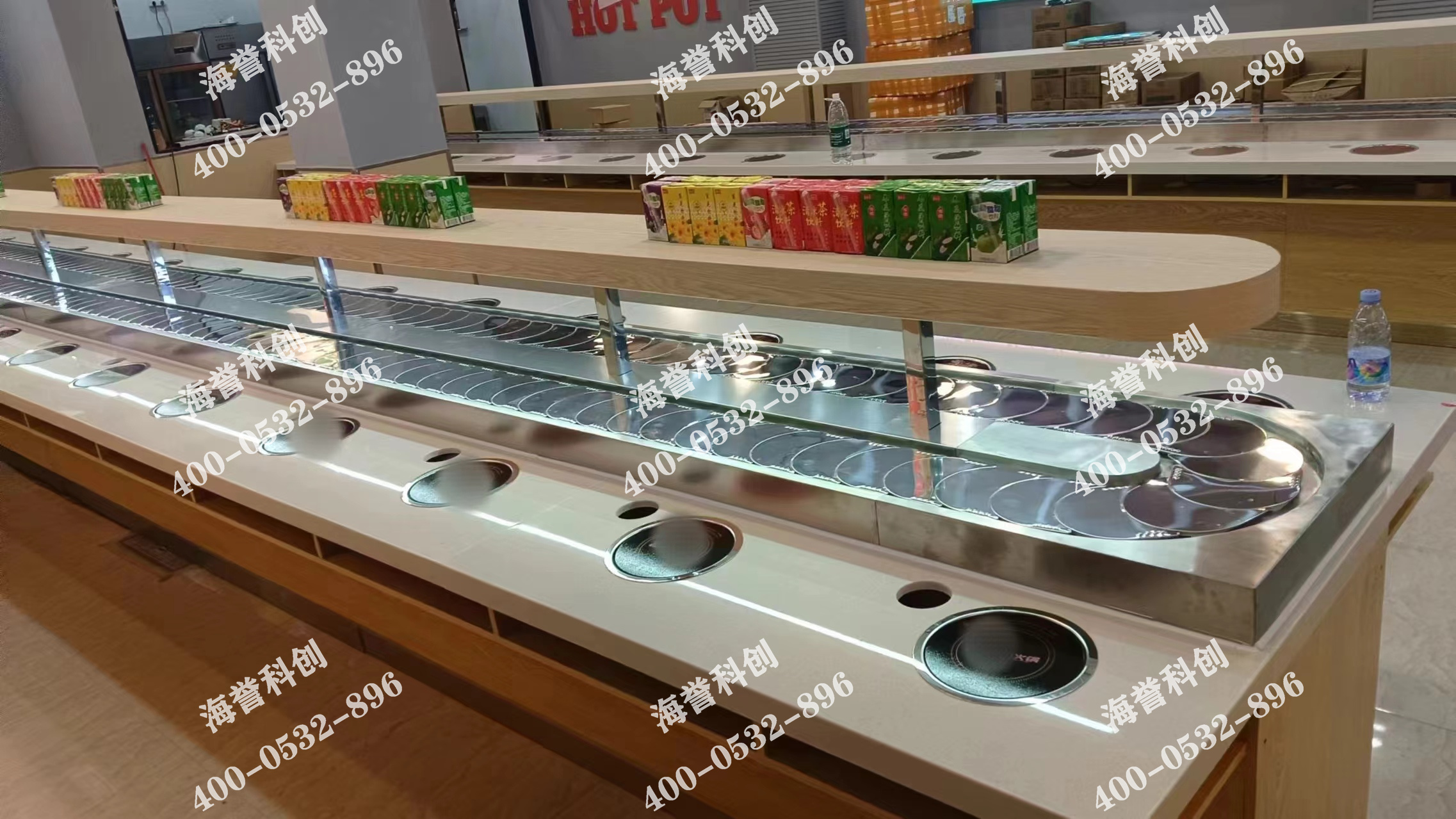 海譽科創(chuàng)廣東單涮小火鍋設(shè)備安裝完成