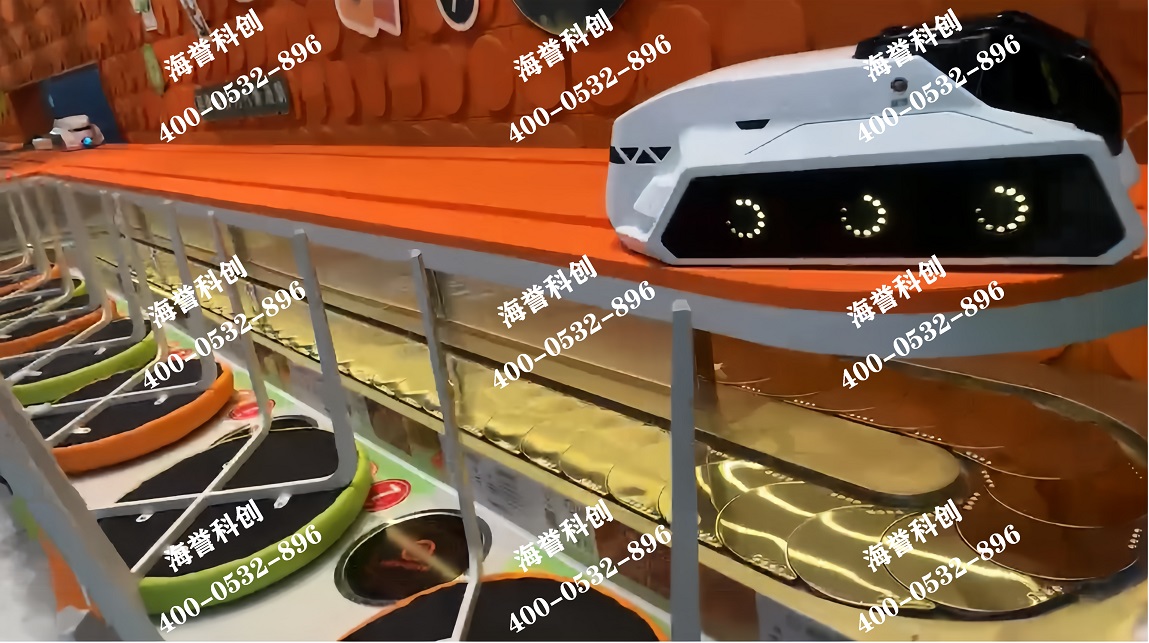 海譽(yù)科創(chuàng)上海單涮小火鍋搭載智能送餐小火車(chē)安裝完成